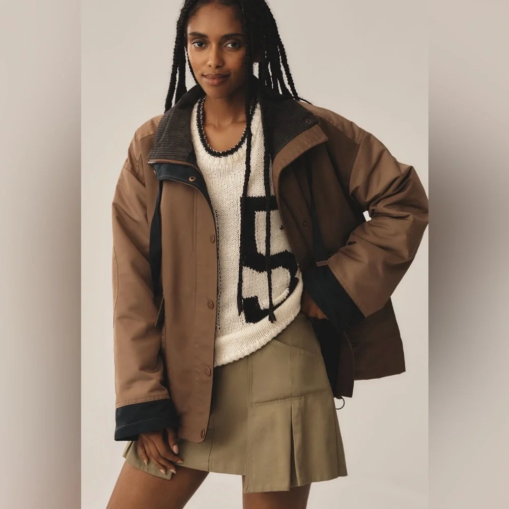 Pilcro Anthropologie Utility Swing Jacket - Picture 2 of 8
